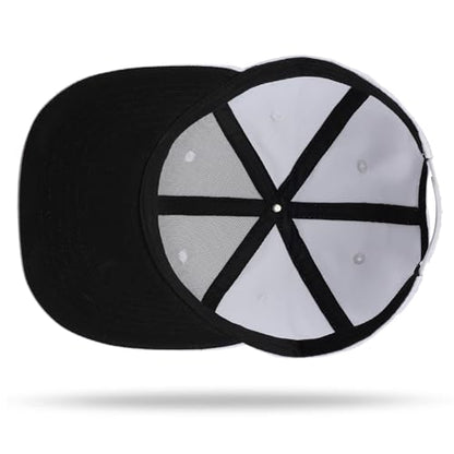 Christian Hats for Men Women - Cross Faith Flat Snapcback Hats - Religious Gifts for Thanksgiving Christmas - color: Grey/Cross White