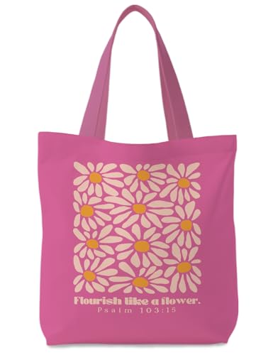 Bible Bags for Women, Christian Tote Bag, Gifts for Christian Women - color: Psalm 103:15