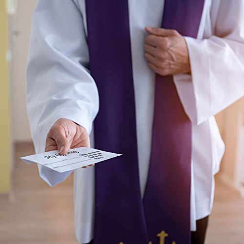 Eaasty 200 Pcs Church Offering Envelopes Bill Size Donation,Flower Style - style: Offering Style