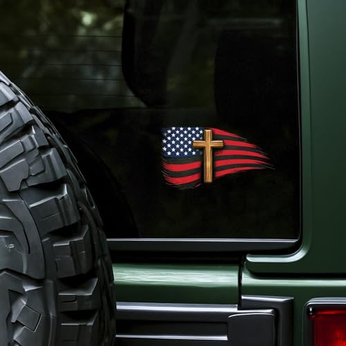 Jesus Car Decal Waterproof UV DTF - Christian Car Decal - color: Christian Stickers 10