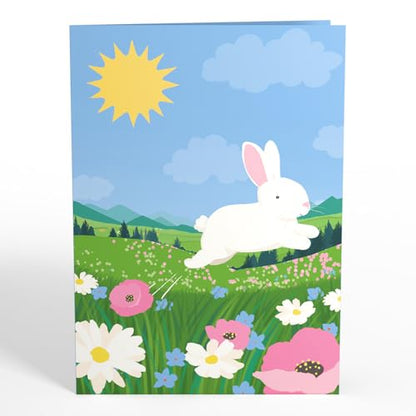 Lovepop Happy Easter Spring Meadow Pop-Up Card with Notecard & Envelope - color: Happy Easter Spring Meadow