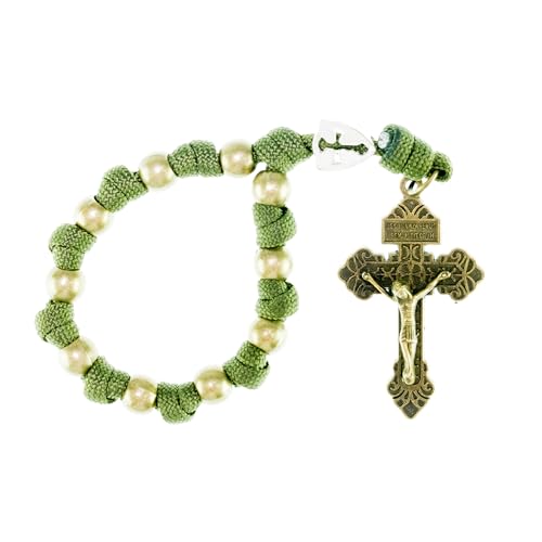 Intercession Paracord Decade Rosary - color: Bronze