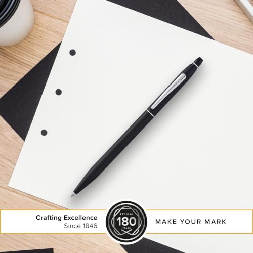 Cross Click Black Selectip Rollerball Pen, Medium Point, Black Ink - color: Black