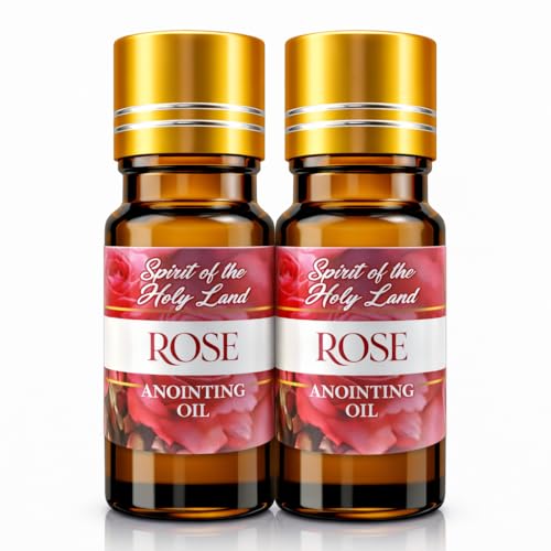 Biblical Rose of Sharon Anointing Oil from Jerusalem 2 Bottles x 10 ml
