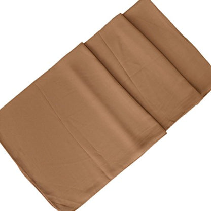 LMVERNA Solid Color Bubble Chiffon Scarf for Women Fashion Soft Hijab Long Scarfs Wrap Scarves - color: Nude