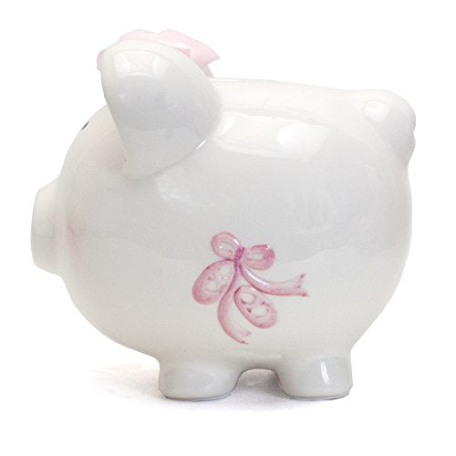 Child to Cherish Ceramic Piggy Bank for Girls, Sparkle Ballet - color: Sparkle Ballet