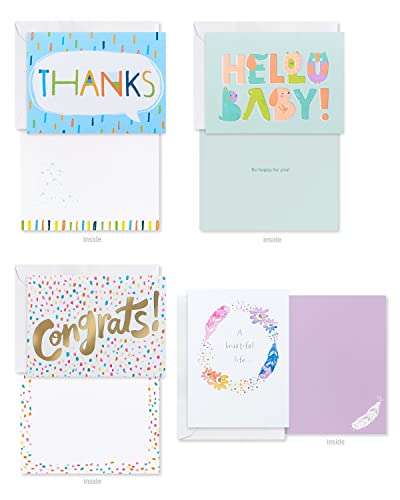 American Greetings 41-Count All-Occasion Greeting Card Pack, Assorted Colorful Designs