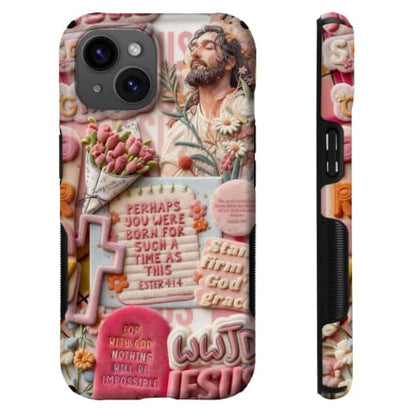 Compatible with iPhone 15 Case,Wireless Charging Compatible,Patented 2‑in‑1 Dual‑Layer Protection, Hot Transfer Print Hard Shell Cover - Bible Verse Aesthetics - color: Bible verse aesthetics, size: iPhone 15