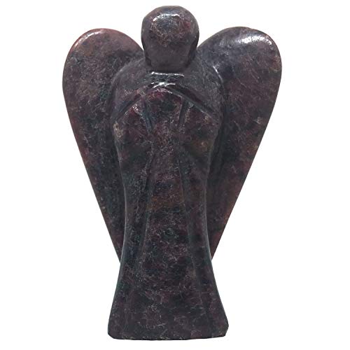 Nelson Creations 2 Inch Garnet Guardian Angel Figurine - color: Garnet