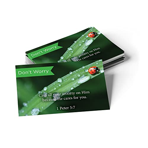 Logos Trading Post 1 Peter 5:7 Pass It On Scripture Cards, Pack of 25 - color: 1 Peter 5:7