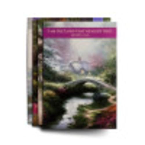 DaySpring - Thomas Kinkade Painter of Light - Get Well - 4 Garden Design Assortment with Scripture - 12 Boxed Cards & Envelopes, KJV (15322)