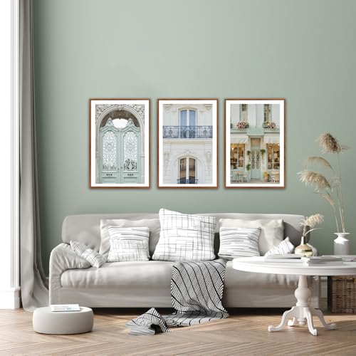 KAlRNE Italian City Pictures European Architecture Wall Art Set-16’’X24’’X3 - color: buildings(medium), size: 16"Lx24"W