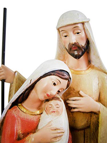 CB Gift Holy Family with Lambs Figurine, 12" - color: Holy Family With Lambs