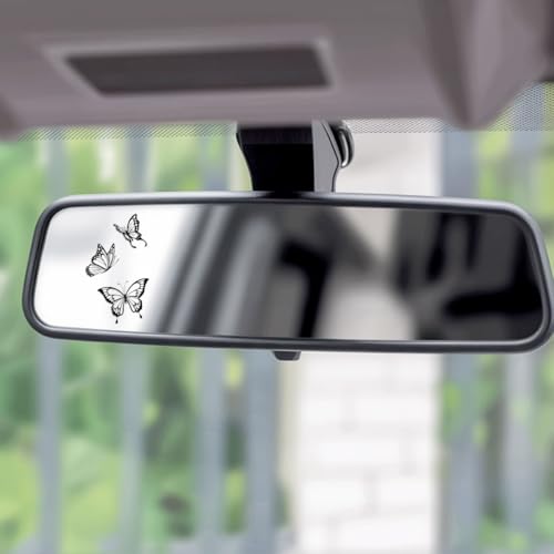 3 Pcs Butterfly Sticker – Beautiful Butterfly Design Vinyl Decal for Laptop, Water Bottle, Car, Mirror, Gift for Nature Lovers, Butterflies Enthusiasts, and Aesthetic Fans 3" - color: Butterfly Black