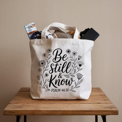 Bible Bags for Women, Christian Tote Bag, Gifts for Christian Women - color: Blue