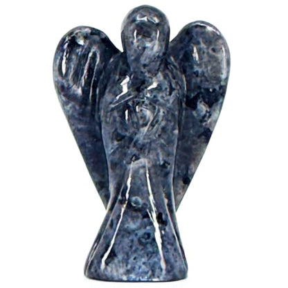 Nelson Creations 2 Inch Larvikite Guardian Angel Figurine - color: Larvikite