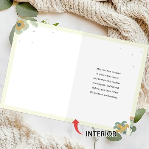 Christian Anniversary Cards, Religious Anniversary Card for Couples - color: Mu-382