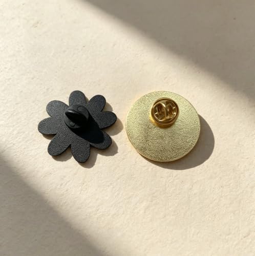 2pcs Inspiration Enamel Pins Christian Badge Flower Brooch Gift for Women