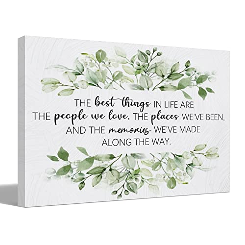 BIWSHA Sage Green Bathroom Wall Art Decor,Inspirational Home Decor - color: Best Things, size: 11 x 14 inches