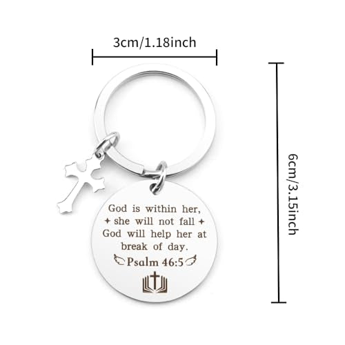Christian Keychains Cross Keychain Bible Accessories Gifts Christian Gifts Religious Gifts - color: Bible Gifts for Women Men