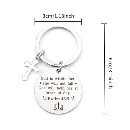 Christian Keychains Cross Keychain Bible Accessories Gifts Christian Gifts Religious Gifts - color: Bible Gifts for Women Men