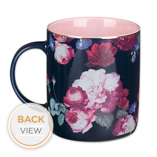Christian Art Gifts Large Ceramic Scripture Coffee Mug for Women - color: Multicolor/Be Still