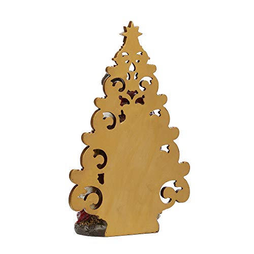 Joseph's Studio by Roman - Holy Family with Gold Filigree Tree Figure, 12.25" H, Resin and Stone, Decorative, Collection, Durable, Long Lasting