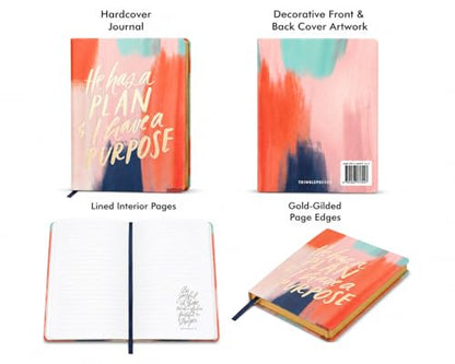 WORLD TRAVELER Christian Journal 256 Gilded-Edge Pages Thimblepress - color: He Has a Plan, size: 6X8