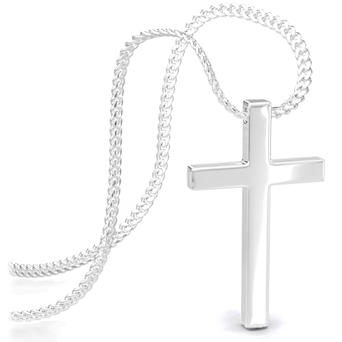 SERASAR Premium Necklace Women| 316L Stainless-Steel | 18 Carat - color: Silver, style: Hope