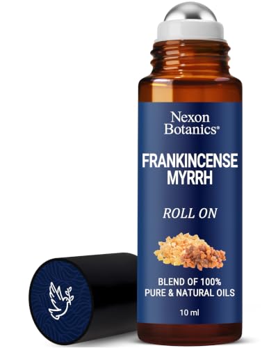 Frankincense & Myrrh Roll-On for Skin Care 10 ml - Aromatherapy & Wellness