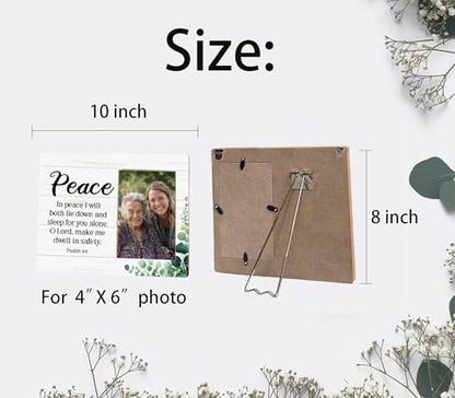 Christian Picture Frames for Women - color: Psalm 4:8