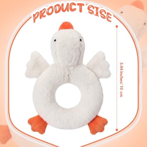Karenhi White Goose Stuffed Animal Little Stuffed Animal Praying Baptism - color: White