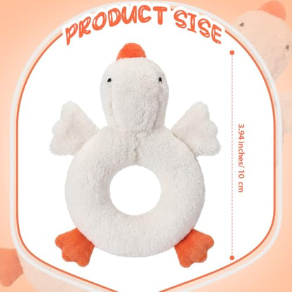 Karenhi White Goose Stuffed Animal Little Stuffed Animal Praying Baptism - color: White