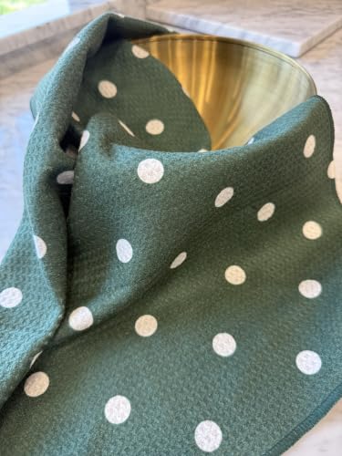 Kitchen Towels, Dish Towels for Kitchen, 3 Pc Kitchen Towel Set - color: Christmas Holly