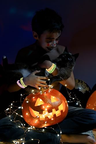 Moon Boat 144pcs Christian Halloween Party Favors – Bulk Glow in the Dark Silicone Bracelets with Jesus, Gifts for Kids, Classroom Prizes, Treat Bags, Goodie Bag Stuffers