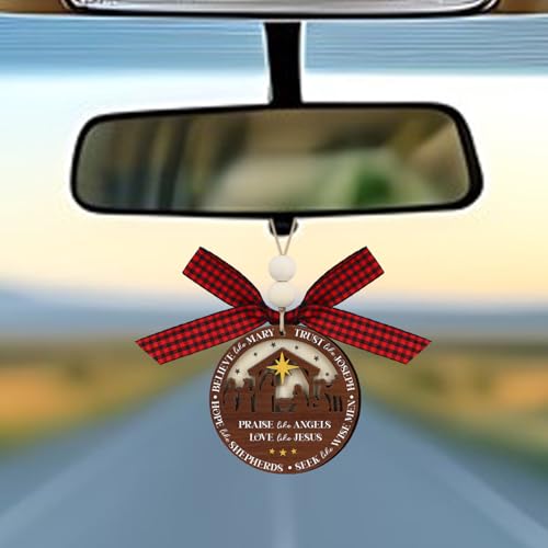 D4DREAM Religious Christmas Ornaments Wooden 3D - color: A03