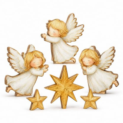 Christmas Decorations Indoor, Christmas Angel Star Nativity Home Decor