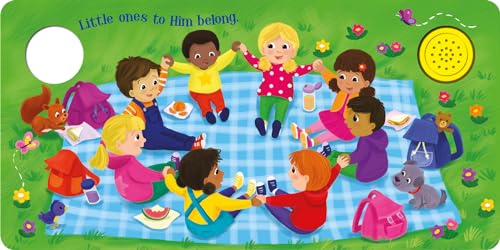Jesus Loves Me | Christian Sound Book for Babies & Toddlers | 1-Button Board Book with Music, Printed Lyrics & Sing-Along Fun | Faith-Based Gift for Ages 1+