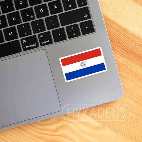 (3Pcs) Paraguay Flag Sticker, Paraguayan Stickers Country Flags Vinyl Decal - color: Paraguay
