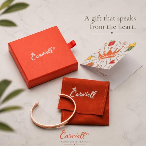 Carviell Bracelets for Women – 100+ Meaningful Engraved Messages – Solid 316L Surgical Stainless Steel Cuff Bracelet – Gift Ready - color: BADASS Gift - YOU F##king Got This - ROSE GOLD