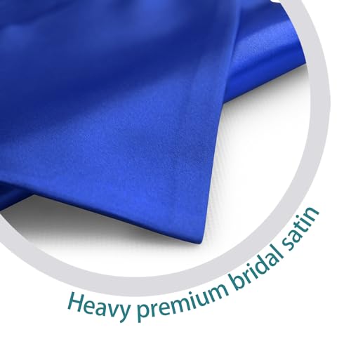 Premium Choir V Stole - Solid Color - Satin - Unisex - color: Royal Blue