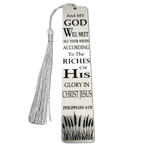 Christian Psalm Bookmarks, Bible Verse Gifts, Metal Bookmarks (All 4 Christian Bookmark Gifts) - color: All 4 Christian Bookmark Gifts