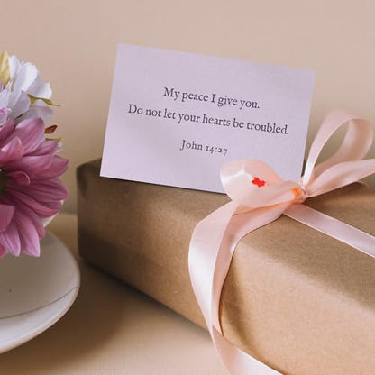 Bible Verse Cards, 60 Scripture Cards with Bible Verses - color: Lavender