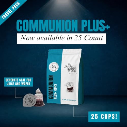 Miracle Meal Prefilled Communion Plus Cups & Wafer Set, Bag of 25ct - size: 25 count