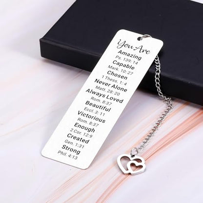 Daughter Gifts from Mom Dad, Inspirational Bookmarks for Girls Book Lovers