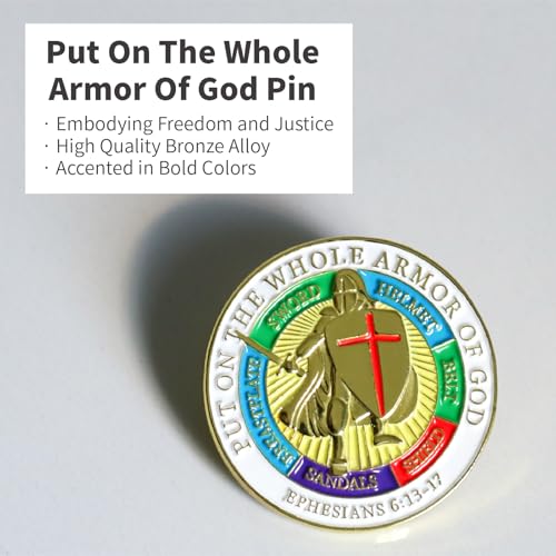Put On The Whole Armor Of God Pin