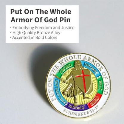 Put On The Whole Armor Of God Pin
