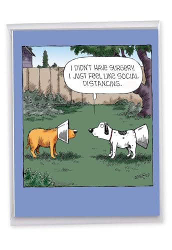 NobleWorks Jumbo Funny Get Well Greeting Card No Surgery J9293GWG - style: No Surgery