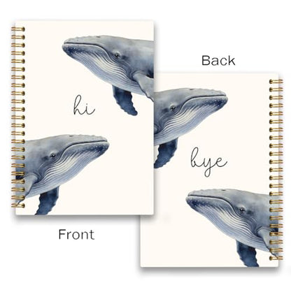 Cute Ocean Animal Humpback Whale Gift Journal Notebook for Women Girl - color: HumpbackWhale