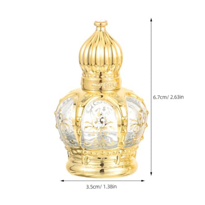 GALPADA 2Pcs Essential Oil Roller Bottles 2.63 X 1.37 X 1.37 in Refillable Roll on Bottles for Water Perfume Anointing Oil Travel size for Meditation Prayer and Daily Use